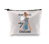 Remy Rat Gift Little Chef Mouse Gift Remy Lover Makeup Bag Ratatoile Movie Fans Zipper Pouch, All My Dreams Ku, moda
