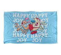 REN and Stimpy Happy Happy Joy Joy Manta súper Suave con Tacto Sedoso - 91 x 147 cm