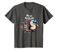 REN and Stimpy Logo with A Wink Camiseta, Niños, Asfalto, 6 años