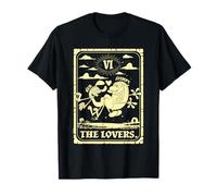 REN and Stimpy The Lovers Tarot Card Design Funny Cartoon Camiseta
