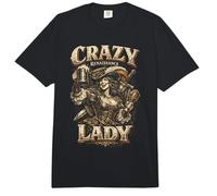 REN Faire Renacimiento Decir Crazy Renaissance Lady Comfort Colors Adult Heavyweight T-Shirt