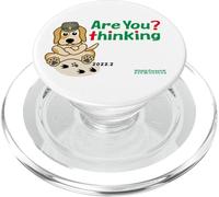 REN-World 19 de Sherlock Beagle Dog: Kawaii Are You Thinking? PopSockets PopGrip para MagSafe