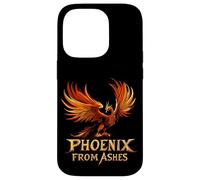 Renacer en fuego como un verdadero atuendo de fénix Carcasa para iPhone 14 Pro