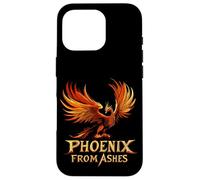 Renacer en fuego como un verdadero atuendo de fénix Carcasa para iPhone 16 Pro
