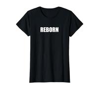 Renacido Camiseta, Mujer, Negro, 3XL