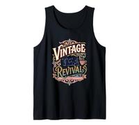 Renacimiento del té Vintage impregnado de tradición Amante Cultura de Fiesta Camiseta sin Mangas