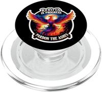 Renacimiento En Progreso Perdón Las Cenizas Phoenix Rising Reborn PopSockets PopGrip para MagSafe