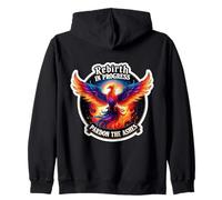 Renacimiento En Progreso Perdón Las Cenizas Phoenix Rising Reborn Sudadera con Capucha