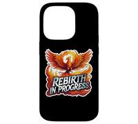 Renacimiento En Progreso Phoenix Rising From Ashes Regresa Limpio Carcasa para iPhone 14 Pro