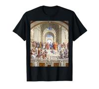 Renacimiento Famoso Pintura La Escuela de Atenas Camiseta