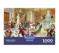 Renacimiento Florencia Palacio Familiar Medici Puzzle De Madera Impermeable Puzzles De 1000 Piezas para Adultos Colorido Rompecabezas Juegos Desafiantes