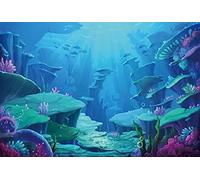 Renaiss 1.8x1.2m Fondo de fotografía de Sirenita océano Sirena Princesa fotografía telón de Fondo Submarino Baby Shower niña Chico decoración de Fiesta de cumpleaños Accesorios de Estudio fotográfico