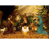 Renaiss 1.8x1.2m Nacimiento de Jesús telón de Fondo Escena de la Natividad fotografía Fondo Santuario decoración Papel Pintado Navidad bebé recién Nacido Foto Estudio Props Vinilo
