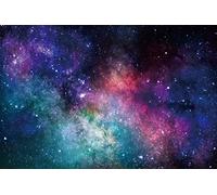 Renaiss 3.5x2.5m Fondo de Cielo Estrellado Espacio Exterior Estrellas Universo Nebulosa Brillante Fondo de fotografía Retrato de niño Adulto Decoración de Fiesta de cumpleaños Accesorios de Estudio