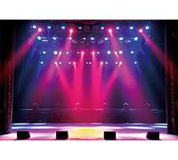 Renaiss 4.5x3m Telón de Fondo de Concierto de Escenario Fondo de fotografía de Vinilo Salón Musical Iluminación de Club Cantar Danza Escena de actuación Telón de Fondo Accesorios de Estudio