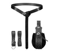 Renaissance Belt Accessories, Cosplay Waist Bag, 7.87x5.91x1.57 Inches Adjustable Strap, Medieval-Style Pouch for Women’s Costume, Theater, Convention, Stage, Photoshoot, Party Use