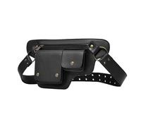 Renaissance Belt Bag - Medieval Waist Pack ¦ Pirate Costume Waist Bag with Festival Storage, Multi Pocket Pouch with Secure Access, Camping Belly Pouch, Vintage Cosplay Bum Bags Satchel