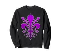 Renaissance Medici Italian Family Lily in Florence Purple Sudadera