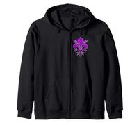 Renaissance Medici Italian Family Lily in Florence Purple Sudadera con Capucha