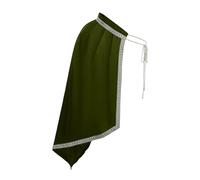 Renaissance Shawl Men - Half Shoulder Cloak | Half Shoulder Cosplay Cape Shawl for Men, Perfect for Halloween, Stage Performance, Theme Party, Masquerade, Home Or School Costume Events