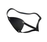 Renaissances Accessories - Parches medievales de caballeros piratas de piel sintética, para Halloween, cosplay, disfraz de pirata medieval, Izquierda, talla única