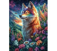 Renard Dans le Jardin Fleuri Rompecabezas 1000 Piezas Cartón para Niños Mayores 14 Años Mitos fantásticos Cuento De Hadas Entretenimiento Casa Terapia Relajación Ocio Doméstico Detalle Único Original