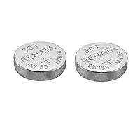 Renata 2 x v(SR43SW) 301 reloj batería Suizo hizo plata óxido 1.5