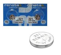 Renata 321 SR616SW - 2 pilas de reloj de óxido de plata sin mercurio, 1,55 V