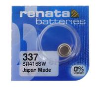 Renata 337 SR416SW SB-A5 óxido de Plata Pila de Reloj, 1,55 V
