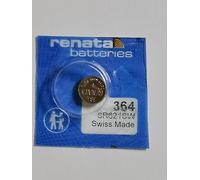 Renata 364 - Batería para reloj (1,55 V, SR621SW, 1 unidad)