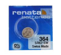 Renata 364 SR621SW - Pilas de Reloj Fabricadas en Suiza, 1,55 V, Paquete de 10