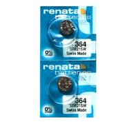 Renata 364 SR621SW - Pilas para Reloj (1,55 V, 2 Unidades)