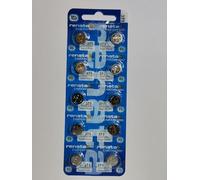 Renata 371 Batería No-Recargable, reloj, Single Cell, 40 mAh, Óxido de plata, 1,55 V, SR69, con parte superior plana, 10 pack, 10