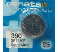 Renata 390 SR1130SW - Pilas de reloj fabricadas en Suiza, 1,55 V, paquete de 10