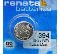 Renata 394 SR936SW - Pilas de reloj fabricadas en Suiza, 1,55 V, paquete de 10