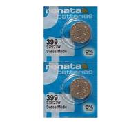 Renata 399 SR927W Baterías - 1.55 V óxido de plata 399 batería de reloj (2 unidades)