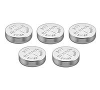 Renata 5 x Reloj Pilas de óxido de plata, fabricado en Suiza 0% Mercurio larga duración Argenté