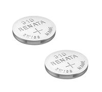 Renata BATERÍA, Plateado, Small, Paquete de 2