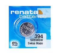 Renata Battery 394 SR936SW SILVER 1.55V Fabricado en Suiza (electrónica/baterías/baterías de reloj)