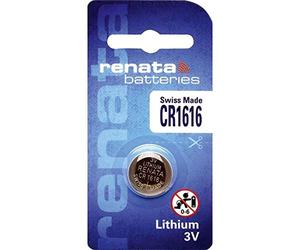 Renata CR1616 - Pila de botón para reloj (litio, 3 V)