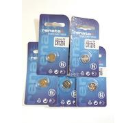 RENATA Lote de 5 pilas de botón CR1216 de litio de 3 V