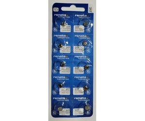 Renata SR516SW 317 - Juego de 10 pilas botones