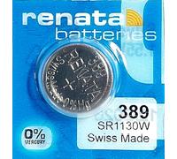 Renata / Swatch Group - Pila botón óxido de plata 389 RENATA 1.55V 80mAh - Blister(s) x 1