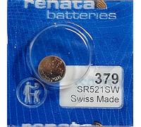 Renata / Swatch GroupPilas botón óxido de Plata SRÓxido de plata1,55V16mAhCompatible con: 280-59 ; 379 ; 618 ; D379 ; GP379 ; JA ; SB-AC ; SR521SW ; SR63 ; V379 ; V520