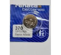 Renata / Swatch GroupPilas botón óxido de Plata SRÓxido de plata1,55V40mAhCompatible con: 1188SO ; 280-51 ; 370 ; 620 ; AG6 ; B370H ; D370 ; GP370 ; SB-BN ; SP370 ; SR69 ; SR920W ; TR920W ; V370