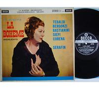 Renata Tebaldi, Carlo Bergonzi, Ettore Bastianini, Cesare Siepi, Fernando Corena, Tullio Serafin - Puccini La Boheme Highlights 12" LP Decca SXL 2248