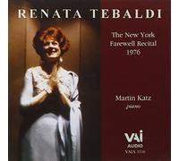 Renata Tebaldi - New York Farewell Recital [IMPORT] by Renata Tebaldi (1995-11-28)