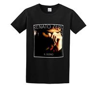 Renato Zero Il Dono T-Shirt Graphic tee Printed Top Mens Black Shirt 3XL