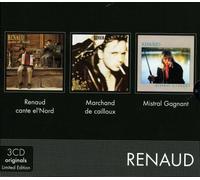Renaud - Coffret 3 CD : Renaud Cante El'Nord - Marchand De Cailloux - Mistral Gagnant