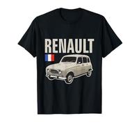Renault 4 Francés Vintage Clásico Coche Retro Camiseta